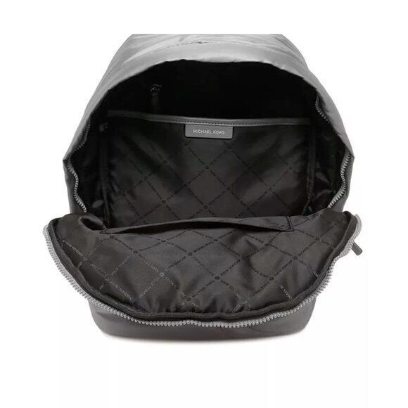S Michael Kors Rae Medium Quilted Nylon Backpack Gray - Picture 7 of 7